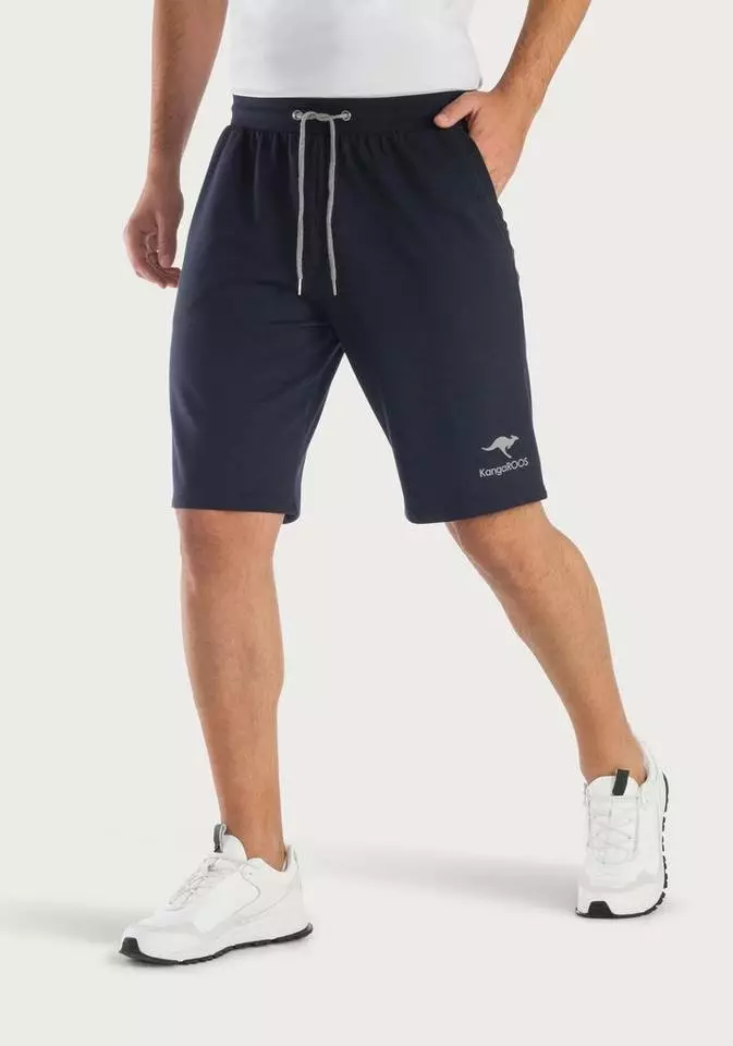 KangaROOS Relaxshorts mit Logodruck auf dem Bein 1 KangaROOS Relaxshorts mit Logodruck auf dem Bein