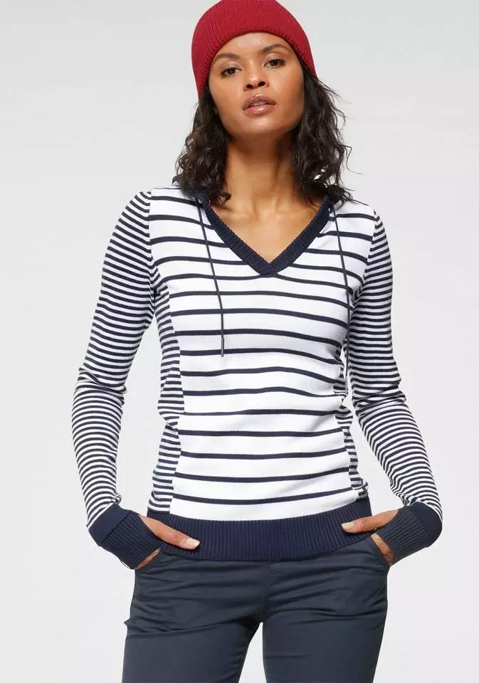 KangaROOS Kapuzenpullover mit trendigem Streifenbreiten-Mix - NEUE KOLLEKTION 7 KangaROOS Kapuzenpullover mit trendigem Streifenbreiten-Mix - NEUE KOLLEKTION – Bild 7