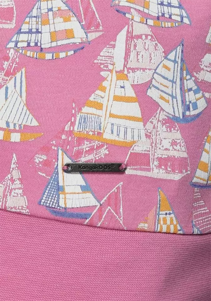 KangaROOS Sweatshirt mit maritimen Schiffs-Allover-Druck - NEUE KOLLEKTION 5 KangaROOS Sweatshirt mit maritimen Schiffs-Allover-Druck - NEUE KOLLEKTION – Bild 5
