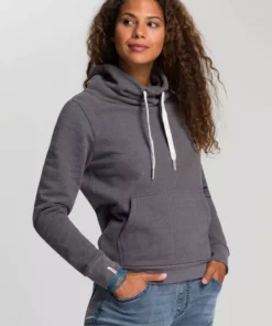 KangaROOS Sweatshirt mit hohem Stehkragen Anthrazit-meliert, Rosa-meliert, Mint-grau-meliert -KangaROOS Verkaufsladen 497e19de ac77 5160 b694 3f655b40b4d8