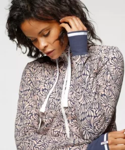 KangaROOS Sweatjacke mit modischem Allover-Druck und Stehkragen Schwarz-weiß, Jeansblau-rosa -KangaROOS Verkaufsladen 4ad6fbeb 32a2 5465 a37d f9ab2154b311