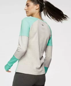 KangaROOS Sweatshirt im modischen Color-Blocking Koralle-grau, Hellt&uuml;rkis-ecru, Schwarz-wei&szlig; -KangaROOS Verkaufsladen 4d56a02d 2a3b 5a73 9515 6656dc524667