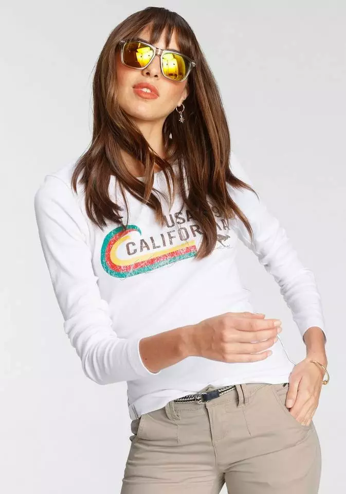 KangaROOS Langarmshirt mit modischem Retro-Druck - NEUE KOLLEKTION 8 KangaROOS Langarmshirt mit modischem Retro-Druck - NEUE KOLLEKTION – Bild 8