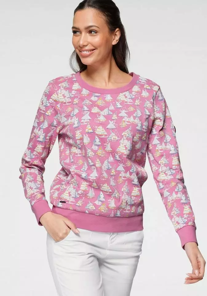 KangaROOS Sweatshirt mit maritimen Schiffs-Allover-Druck - NEUE KOLLEKTION 6 KangaROOS Sweatshirt mit maritimen Schiffs-Allover-Druck - NEUE KOLLEKTION – Bild 6