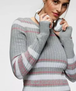 KangaROOS Rundhalspullover im stilvollem Streifen-Design Hellgrau-weiß-rosa, Rot-marine-weiß -KangaROOS Verkaufsladen 4e98ac26 eeb0 5661 8fd7 77bc4bd5db94