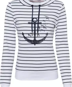 KangaROOS Sweatshirt mit sportlichem Stehkragen und maritimen Druck - NEUE KOLLEKTION -KangaROOS Verkaufsladen 4fc14f65 dfac 588f addf e461c4641b9f