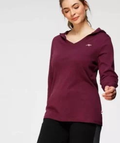 KangaROOS Kapuzenshirt Beere, Schwarz