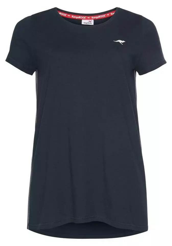 KangaROOS Longshirt (Packung, 2-tlg., 2er-Pack) Schwarz-fuchsia, Schwarz | dunkelrot, Weiß | marine 6 KangaROOS Longshirt (Packung, 2-tlg., 2er-Pack) Schwarz-fuchsia, Schwarz | dunkelrot, Weiß | marine – Bild 6