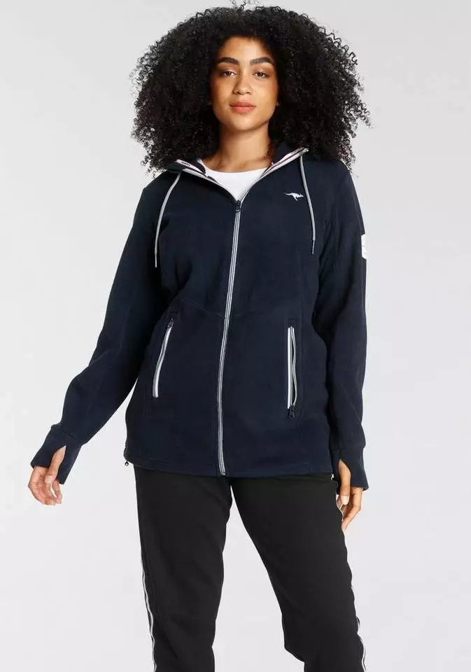 KangaROOS Fleecejacke Marine, Weinrot, Weinrot (Fleecejacke aus nachhaltigem Material) 1 KangaROOS Fleecejacke Marine, Weinrot, Weinrot (Fleecejacke aus nachhaltigem Material)