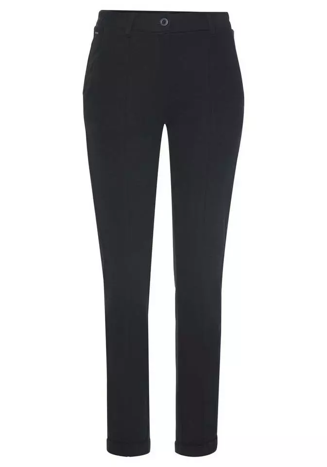 KangaROOS Bundfaltenhose mit Aufschlag am Saum Schwarz, Marine 6 KangaROOS Bundfaltenhose mit Aufschlag am Saum Schwarz, Marine – Bild 6