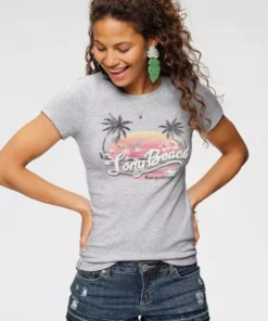 KangaROOS T-Shirt mit "Long Beach" Print Marine, Grau-bedruckt, Weiß 15 KangaROOS T-Shirt mit "Long Beach" Print Marine, Grau-bedruckt, Weiß -KangaROOS Verkaufsladen 55d9e520 7387 52fe bec8 de83fbf4d714
