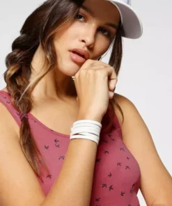 KangaROOS Ripptanktop im Doppelpack - 1x uni + 1x bedruckt Marine-weiß, Weiß-marine, Himbeere-hellgrau-meliert -KangaROOS Verkaufsladen 566a9e37 6e5c 591a 9956 b6f0a4764dc1