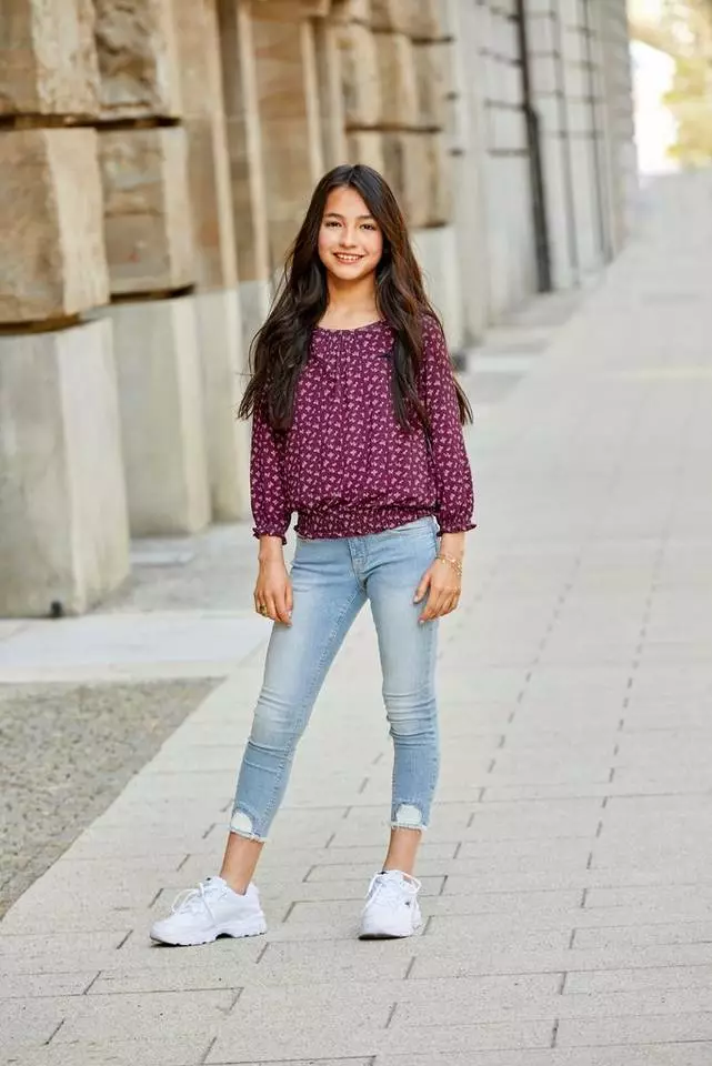 KangaROOS 3/4-Arm-Shirt mit gesmoktem Saumbündchen 4 KangaROOS 3/4-Arm-Shirt mit gesmoktem Saumbündchen – Bild 4