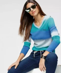 KangaROOS V-Ausschnitt-Pullover in modischem Melange Strick -KangaROOS Verkaufsladen 57a426d2 f41e 58ef 9fde c42fb3ad8b55