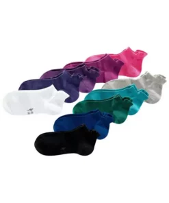 KangaROOS Sneakersocken (10-Paar) mit erhöhtem Bündchen Himbeere | schwarz | pink | pflaume | wei&szlig; | grau | t&uuml;rkis | petrol | blau | lila, Schwarz -KangaROOS Verkaufsladen 5847942