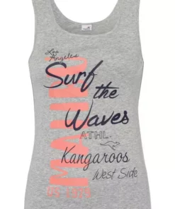 KangaROOS Tanktop mit "surf-life" Logo-Druck - NEUE KOLLEKTION Weiß, Marine, Hellgrau-meliert -KangaROOS Verkaufsladen 5fe32d03 c351 57ea 8122 67fe703c2bf1