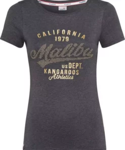 KangaROOS T-Shirt mit großem Logodruck im Retro-Look - NEUE KOLLEKTION Weiß, Anthrazit-meliert -KangaROOS Verkaufsladen 606709de ce4f 5a9d 814b 31377a932e2d