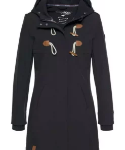 KangaROOS Softshelljacke mit trendigen Zierknöpfen Graublau, Schwarz -KangaROOS Verkaufsladen 6082d2f2 bf91 5d79 98e3 e7d86fd93ffd