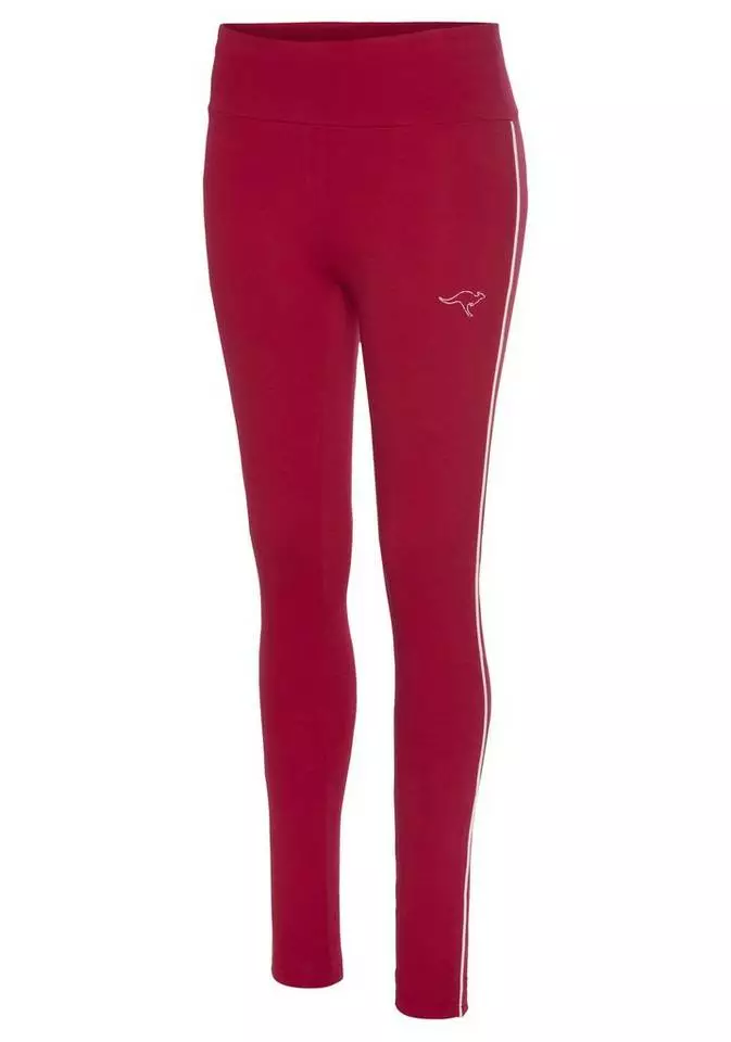 KangaROOS Leggings mit schmalem Piping Rot, Marine 4 KangaROOS Leggings mit schmalem Piping Rot, Marine – Bild 4