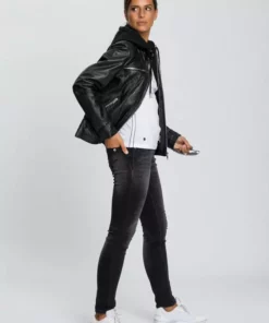 KangaROOS Lederjacke im Biker-Look mit abnehmbaren Sweateinsatz - NEUE KOLLEKTION Lindgrün, Schwarz, Ecru -KangaROOS Verkaufsladen 61fa1a5e b55e 5c5a a336 b349440e9837 1