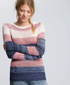 KangaROOS Strickpullover im mehrfarbigen Streifen-Design