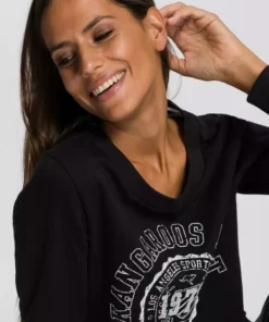 KangaROOS Sweatshirt mit sportlichen Kontrasteinsätzen am Ärmel Schwarz, Marine-bedruckt, Gr&uuml;n -KangaROOS Verkaufsladen 67772eab 21a7 5271 90d1 2c494d3a34ba