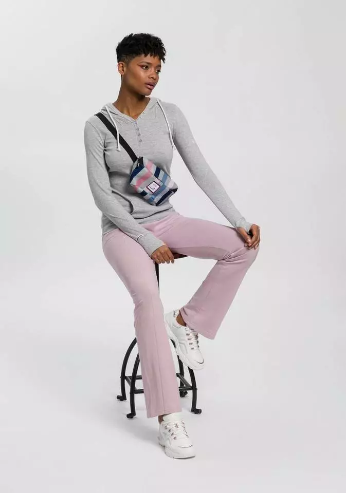 KangaROOS Kapuzenshirt Kapuze kontrastfarben gefüttert Marine, Offwhite, Hellgrau-meliert, Schwarz 4 KangaROOS Kapuzenshirt Kapuze kontrastfarben gefüttert Marine, Offwhite, Hellgrau-meliert, Schwarz – Bild 4