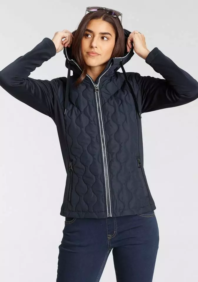 KangaROOS Kurzjacke mit neuem Stepp-Design im trendigen 2-in-1 Look - NEUE KOLLEKTION 1 KangaROOS Kurzjacke mit neuem Stepp-Design im trendigen 2-in-1 Look - NEUE KOLLEKTION