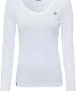 KangaROOS Longsleeve mit V-Neck und silberschimmernden Logodruck auf der Brust - NEUE KOLLEKTION Mint, Weiß, Schwarz -KangaROOS Verkaufsladen 6bbc7045 bc9a 5c3d 843a 06e34e0ce4cd