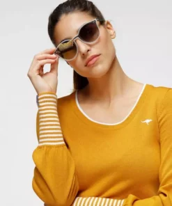 KangaROOS Rundhalspullover Marine-weiß, Gelb-weiß -KangaROOS Verkaufsladen 6be9aabe 4bd0 582d a989 98122f72a7ea