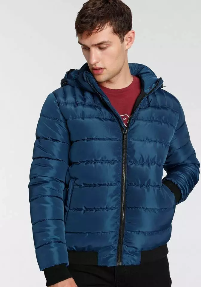 KangaROOS Steppjacke mit abnehmbarer Kapuze Schwarz, Gelb, Blau 7 KangaROOS Steppjacke mit abnehmbarer Kapuze Schwarz, Gelb, Blau – Bild 7