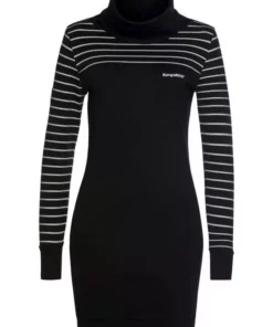 KangaROOS Sweatkleid mit gestreiftem Schulter- und Ärmelbereich -KangaROOS Verkaufsladen 6d051aae ed43 5812 84e7 7ab189394fde