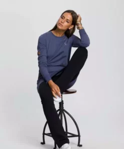 KangaROOS Longsweatshirt mit silver-foil-logo-print auf der Brust - NEUE KOLLEKTION Schwarz, Blau-meliert, Mauve-meliert -KangaROOS Verkaufsladen 6db8ddcf 13cd 5cad ade4 a95febc2553a