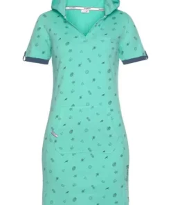 KangaROOS Jerseykleid mit maritimen Anker-Alloverprint Marine, Beere-meliert, Türkis -KangaROOS Verkaufsladen 6e0291c5 746d 518b afd5 8b7be9d66f38