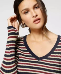 KangaROOS Strickpullover im aktuellen Ringelstreifen Pink-rosa-gestreift, Marine-bordeaux-gestreift, Grün-blau-gestreift -KangaROOS Verkaufsladen 6e47379f e02a 5cd0 b553 dc2618bbcce5