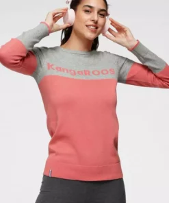 KangaROOS Rundhalspullover mit Colour-Blocking und großem Logo-Schriftzug - NEUE KOLLEKTION
