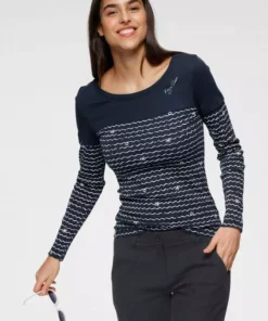 KangaROOS 2-in-1-Langarmshirt mit modischem Uni + Allover-Druck Mix - NEUE KOLLEKTION Mauve, Schwarz, Marine -KangaROOS Verkaufsladen 7143e098 7089 5861 be51 484c86a40dfd