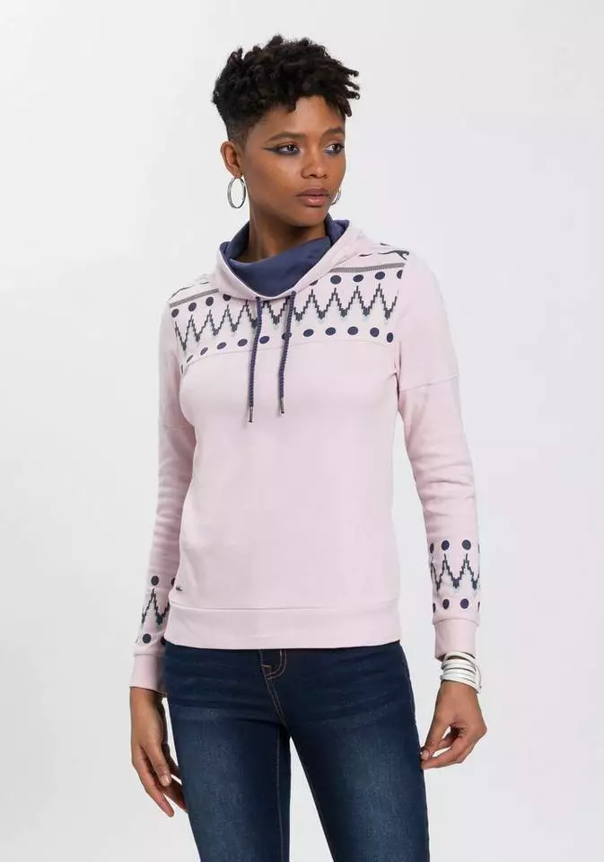 KangaROOS Sweatshirt mit trendigem Druck vorn und an den Ärmeln Rosa-blau-bedruckt, Offwhite-rosa-bedruckt, Blau-mint-bedruckt, Anthrazit-hellgrau-bedruckt 8 KangaROOS Sweatshirt mit trendigem Druck vorn und an den Ärmeln Rosa-blau-bedruckt, Offwhite-rosa-bedruckt, Blau-mint-bedruckt, Anthrazit-hellgrau-bedruckt – Bild 8