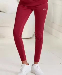 KangaROOS Leggings mit schmalem Piping Rot, Marine