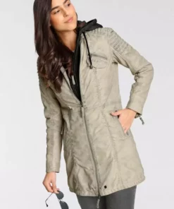 KangaROOS Lederjacke im Biker-Look in Langform - NEUE KOLLEKTION -KangaROOS Verkaufsladen 738ac574 e7bf 5b85 bf5c 8f4866fff972