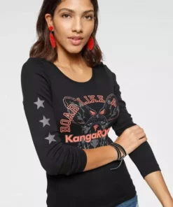 KangaROOS Langarmshirt mit Känguru-Front-Print Blau, Pink, Bedruckt-weiß, Schwarz-bedruckt 14 KangaROOS Langarmshirt mit Känguru-Front-Print Blau, Pink, Bedruckt-weiß, Schwarz-bedruckt -KangaROOS Verkaufsladen 73d253ef b971 526d 8d5d 55a00246d810