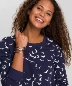 KangaROOS Sweatshirt mit modischem Minimal-Allover-Print Mittelblau, Schwarz, Himbeere, Marine -KangaROOS Verkaufsladen 741ccaa7 bc7c 5d2f b112 0a824b23330e