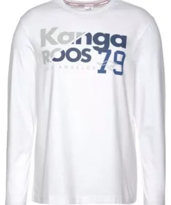 KangaROOS Langarmshirt mit Logofrontprint -KangaROOS Verkaufsladen 76380646 bbc1 5302 8d45 f7d3c76560ea