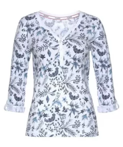 KangaROOS Shirtbluse mit Turn-up Ärmeln und blumigem Allover-Druck - NEUE KOLLEKTION -KangaROOS Verkaufsladen 77288688 8659 50a5 b8b3 5200da332caa