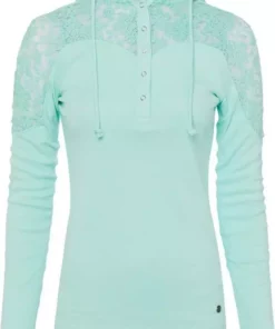 KangaROOS Kapuzenshirt mit Spitzendetail Türkis, Offwhite, Altrosa, Schwarz 17 KangaROOS Kapuzenshirt mit Spitzendetail Türkis, Offwhite, Altrosa, Schwarz -KangaROOS Verkaufsladen 78792c9c 4176 5bc8 aca5 9203a9a37bd1