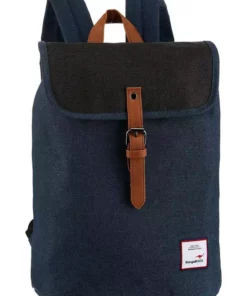 KangaROOS Cityrucksack, in schlichter Optik Dunkelblau, Schwarz