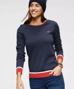 KangaROOS Rundhalspullover mit kontrastfarbenem Saum Schwarz, Offwhite-schwarz, Marine-rot, Rosa-blau 16 KangaROOS Rundhalspullover mit kontrastfarbenem Saum Schwarz, Offwhite-schwarz, Marine-rot, Rosa-blau -KangaROOS Verkaufsladen 7bbc5eaa a3c9 5c85 8e54 fb00314c9cb6