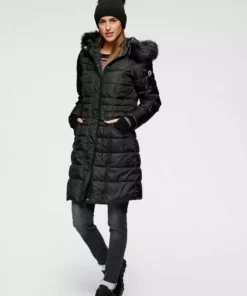 KangaROOS Steppjacke mit kuscheligem, abnehmbarem Fellimitat-Kragen an der Kapuze Graublau, Grün, Schwarz, Rosa -KangaROOS Verkaufsladen 7c83e3d4 840f 5fd2 a99d 5c6e56e31c89