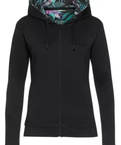 KangaROOS Kapuzensweatjacke mit bedruckter Innenseite Petrol, Schwarz -KangaROOS Verkaufsladen 7d6ddcb1 5a31 5598 acee aaf0ff52f7ec