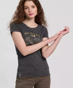 KangaROOS T-Shirt mit großem Logodruck im Retro-Look - NEUE KOLLEKTION Weiß, Anthrazit-meliert